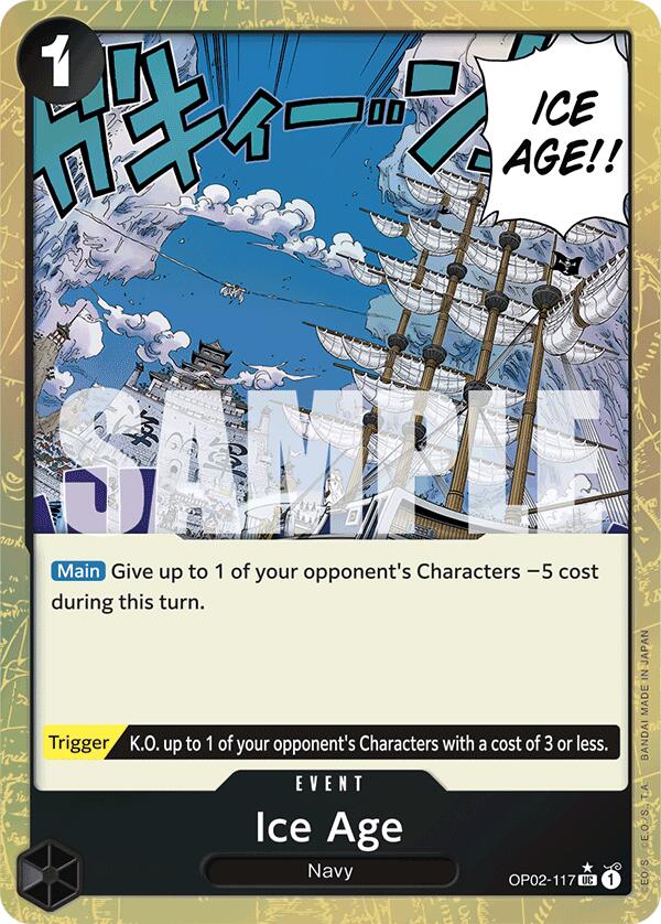 Ice Age (Textured Foil) [Premium Booster -The Best-] OP02-117
