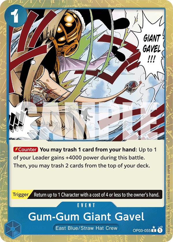 Gum-Gum Giant Gavel (Textured Foil) [Premium Booster -The Best-]OP03-055