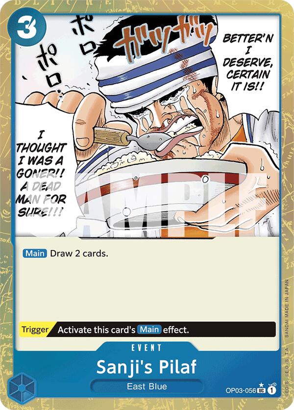 Sanji's Pilaf (Textured Foil) [Premium Booster -The Best-]OP03-056