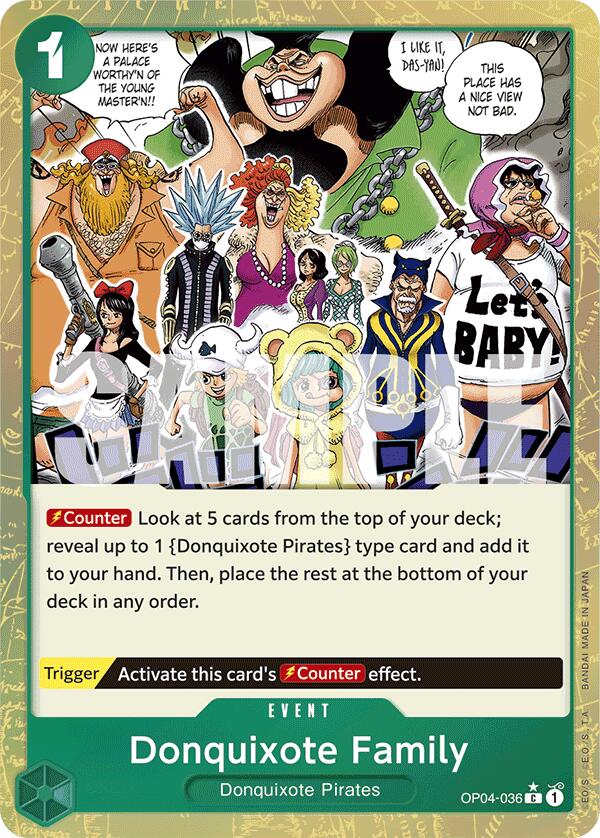 Donquixote Family (Textured Foil) [Premium Booster -The Best-] OP04-036