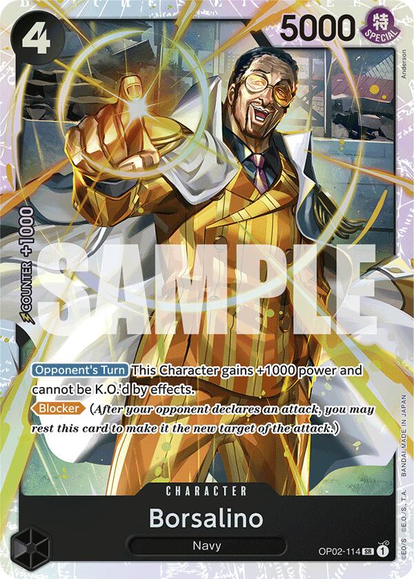 Borsalino (Reprint) [Premium Booster -The Best-]OP02-114