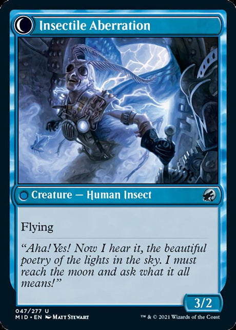 Delver of Secrets // Insectile Aberration [Innistrad: Midnight Hunt]
