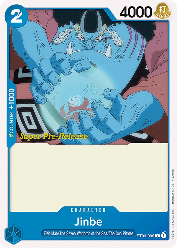 Jinbe [Super Pre-Release Starter Deck: The Seven Warlords of the Sea] st03-006