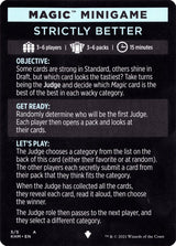 Strictly Better (Magic Minigame) [Kaldheim Minigame]