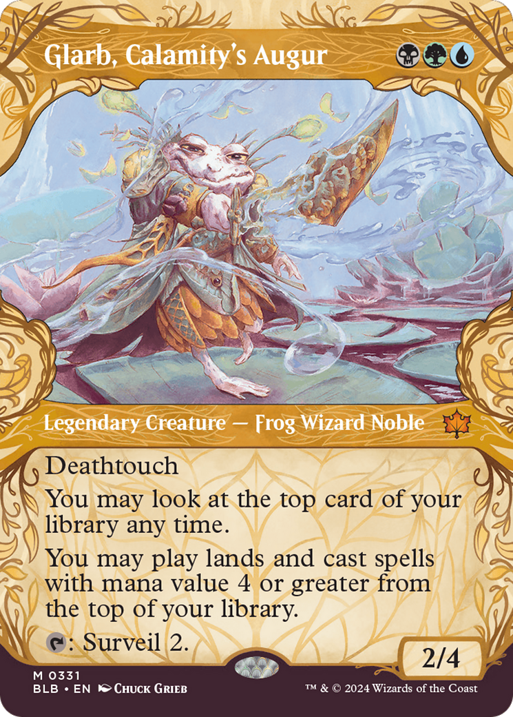 mtg bloomburrow showcase cards MTG Bloomburrow SHOWCASE R Portent of Calamity #0306