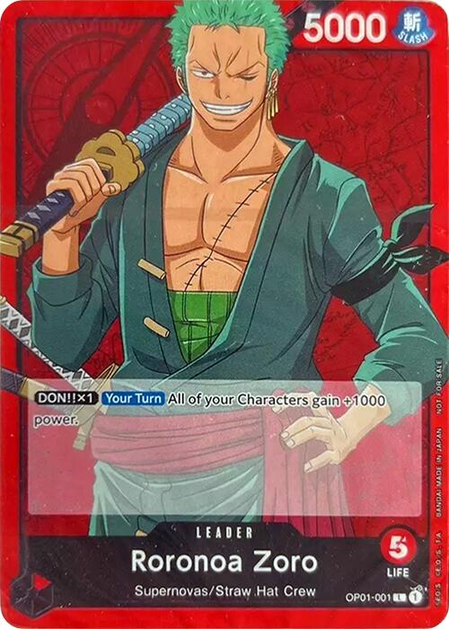 Roronoa Zoro [One Piece Demo Deck Cards] op01-001