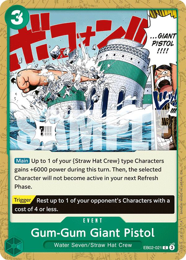 Gum-Gum Giant Pistol [Extra Booster: Anime 25th Collection] eb02-021