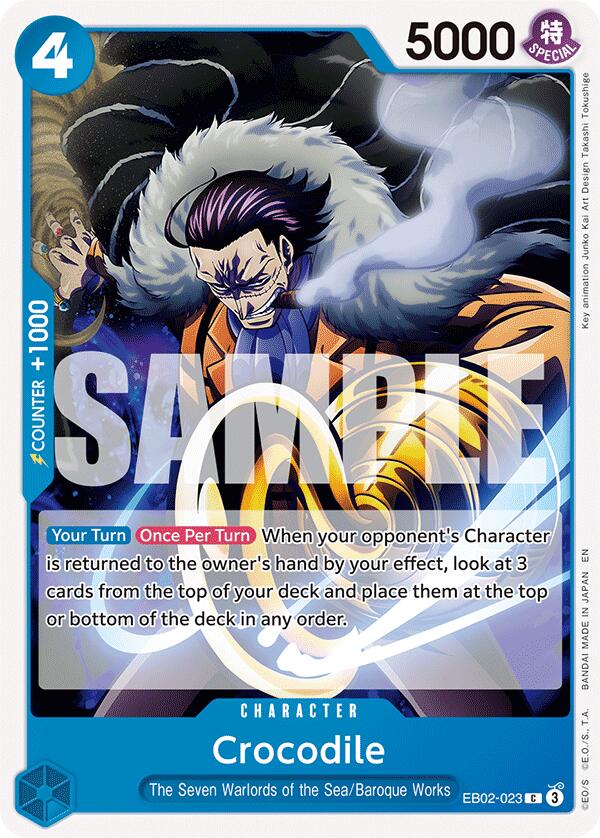 Crocodile [Extra Booster: Anime 25th Collection] eb02-023