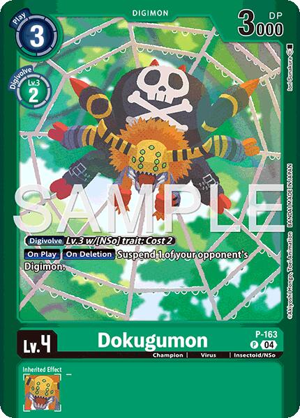 Dokugumon [P-163] (Limited Card Pack -Billion Bullet-) [Digimon LIBERATOR Promos]