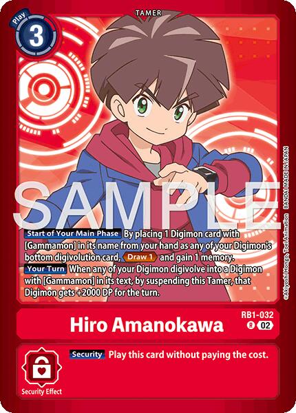 Hiro Amanokawa [RB1-032] (Limited Card Pack -Billion Bullet-) [Resurgence Booster Promos]