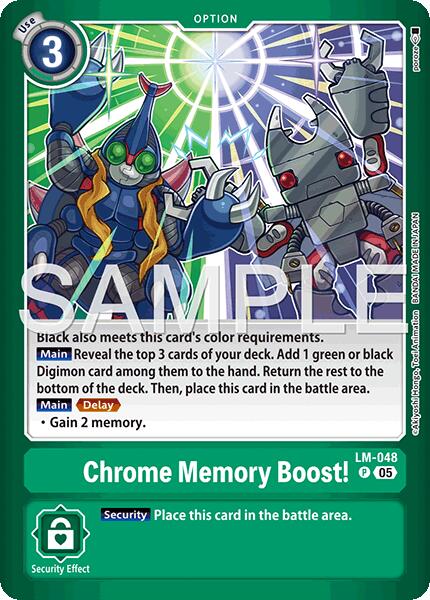 Chrome Memory Boost! [LM-048] (Limited Card Pack -Billion Bullet-) [Digimon LIBERATOR Promos]