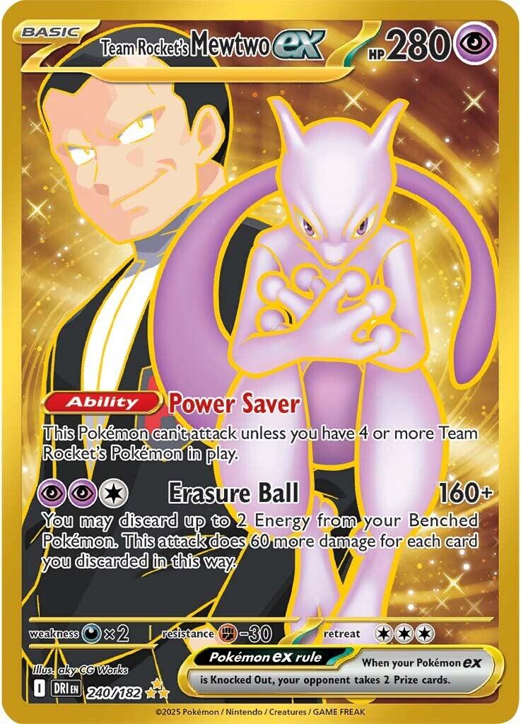 scarlet and violet destined rivals rare cards Team Rocket's Mewtwo ex (240/182) [Scarlet & Violet: Rivals] – Dungeon Comics & Pack Options:Latias (Light) Final Fantasy-themed decks Choose to fight alongside What's special about the