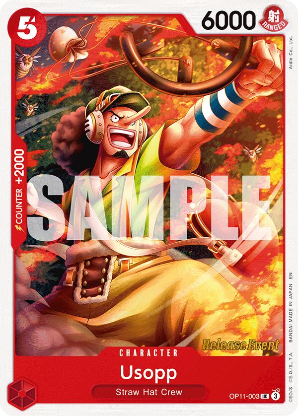 Usopp [A Fist of Divine Speed Release Event Cards] OP11-003