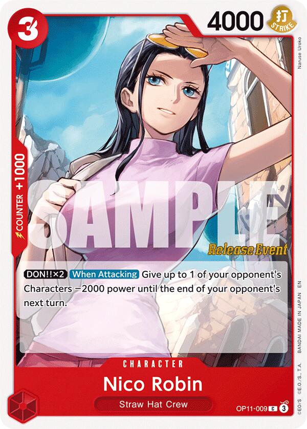 Nico Robin [A Fist of Divine Speed Release Event Cards] OP11-009