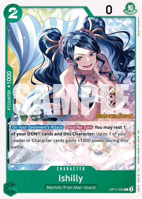 Ishilly [A Fist of Divine Speed Release Event Cards] OP11-025