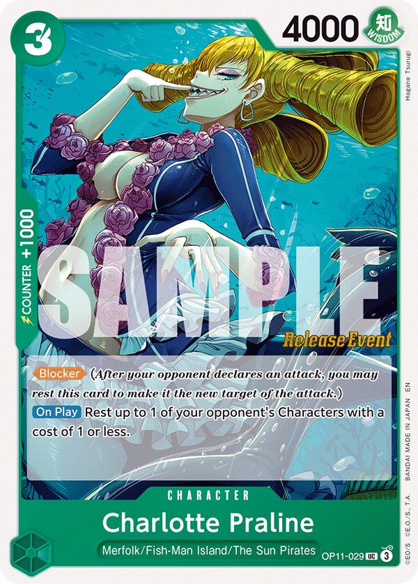 Charlotte Praline [A Fist of Divine Speed Release Event Cards] OP11-029