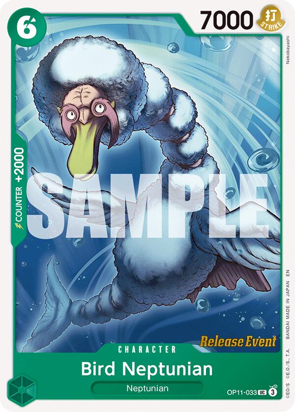 Bird Neptunian [A Fist of Divine Speed Release Event Cards] OP11-033