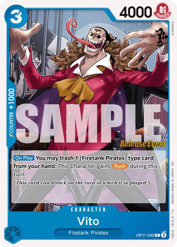 Vito [A Fist of Divine Speed Release Event Cards] OP11-042