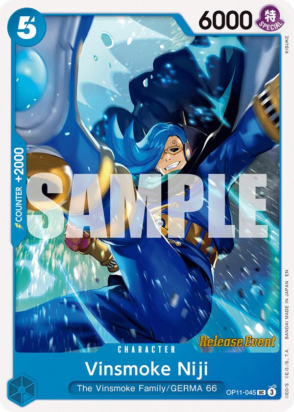 Vinsmoke Niji [A Fist of Divine Speed Release Event Cards] OP11-045