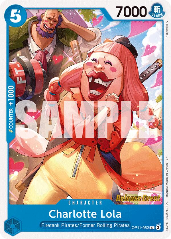 Charlotte Lola [A Fist of Divine Speed Release Event Cards] OP11-052
