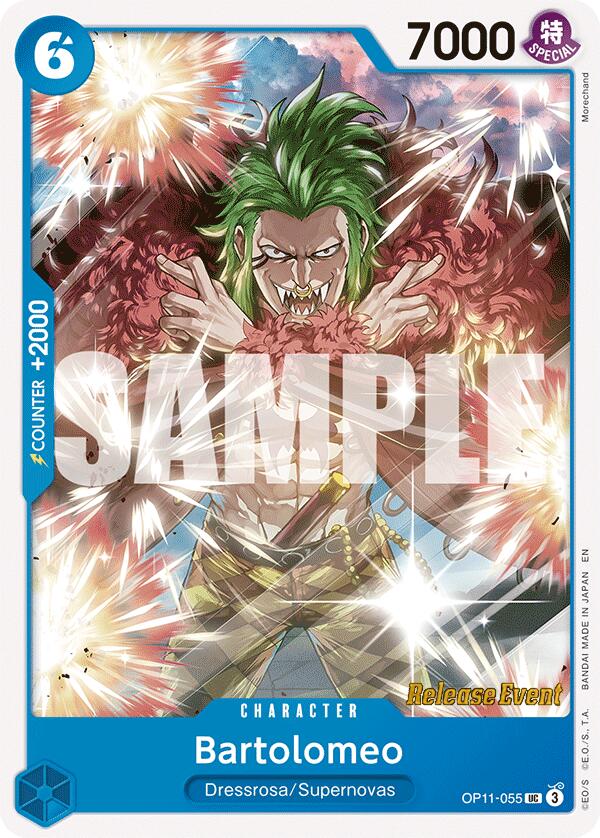 Bartolomeo [A Fist of Divine Speed Release Event Cards] OP11-055