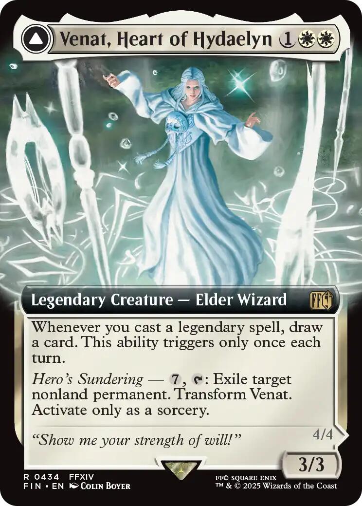 Venat, Heart of Hydaelyn // Hydaelyn, the Mothercrystal (Extended Art) [FINAL FANTASY]