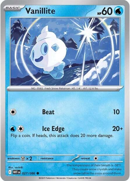 Vanillite (024/086) [Scarlet & Violet: White Flare]
