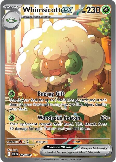 Whimsicott ex (167/086) [Scarlet & Violet: White Flare]