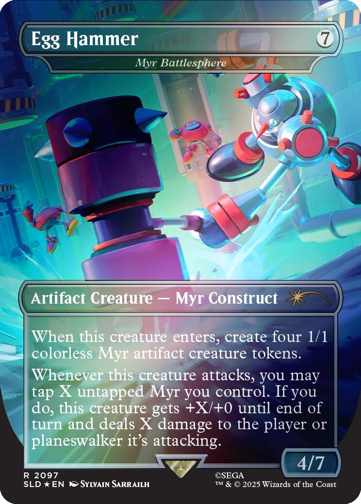 Egg Hammer - Myr Battlesphere (Rainbow Foil) [Secret Lair Drop Series]