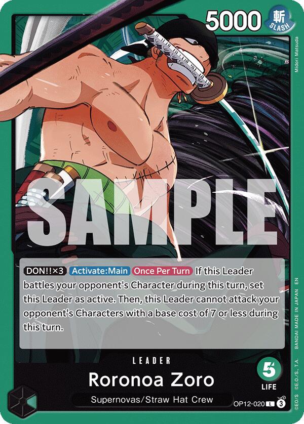 Roronoa Zoro [Legacy of the Master] op12-020