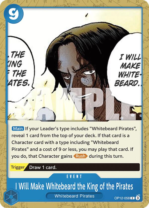 I Will Make Whitebeard the King of the Pirates [Legacy of the Master] op12-057