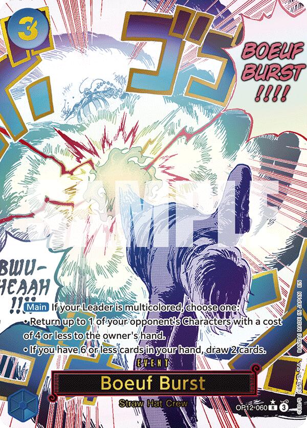 Boeuf Burst (Alternate Art) [Legacy of the Master] op12-060