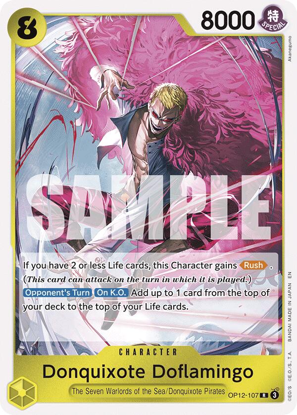 Donquixote Doflamingo [Legacy of the Master] op12-107