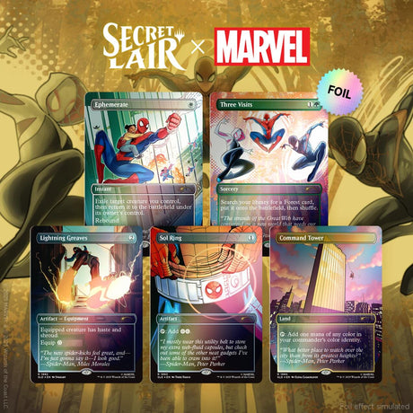Secret Lair Drop: Secret Lair x Marvel's Spider-Man: Heroic Deeds (Rainbow Foil Edition)
