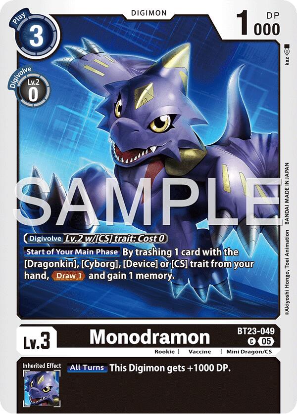 Monodramon [BT23-049] [Hackers' Slumber]