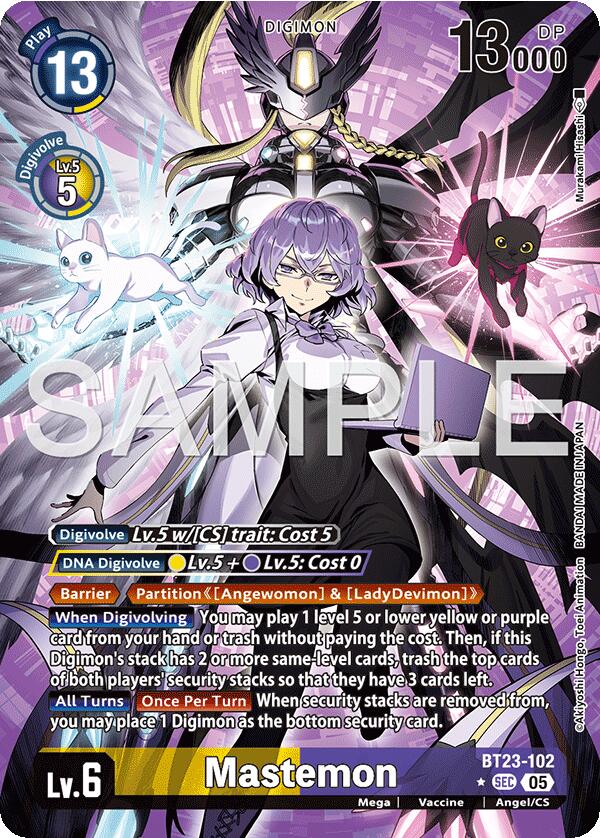 Mastemon [BT23-102] (Alternate Art) [Hackers' Slumber] – Dungeon