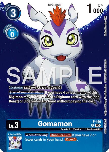Gomamon [P-196] (Digimon Story: Time Stranger Promo Pack) [Promotional Cards]