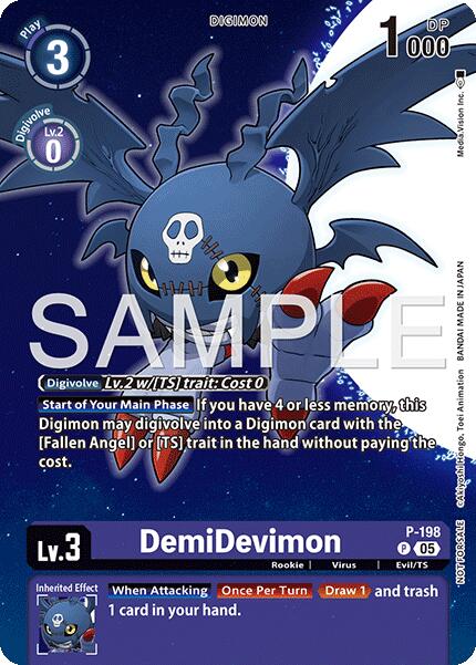 DemiDevimon [P-198] (Digimon Story: Time Stranger Promo Pack) [Promotional Cards]