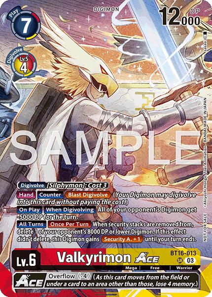 Valkyrimon ACE (Participation) [Hackers' Slumber Release Event Cards] BT16-013