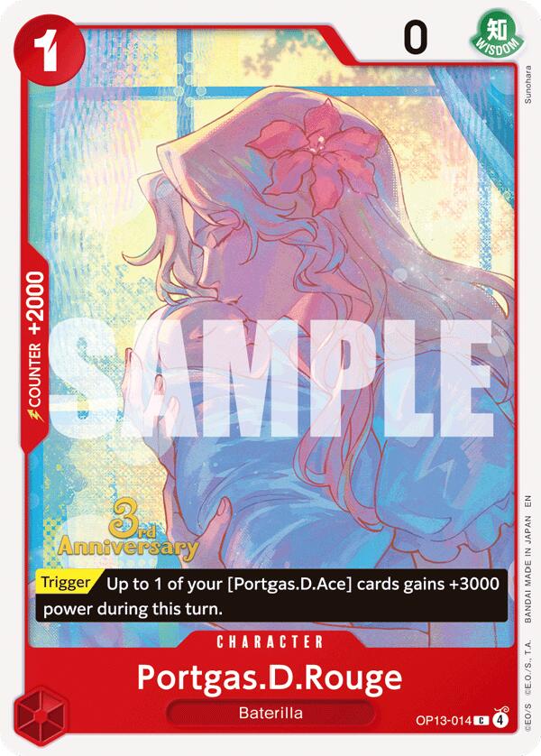 Portgas.D.Rouge [Carrying On His Will: 1st Anniversary Tournament Cards]