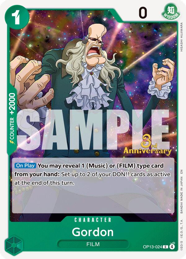 Gordon [Carrying On His Will: 1st Anniversary Tournament Cards]