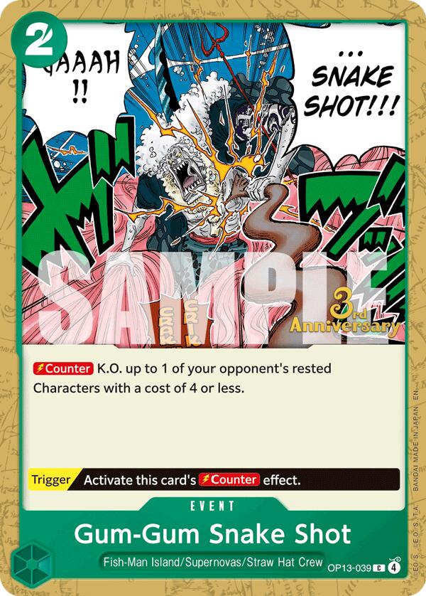Gum-Gum Snake Shot [Carrying On His Will: 1st Anniversary Tournament Cards]