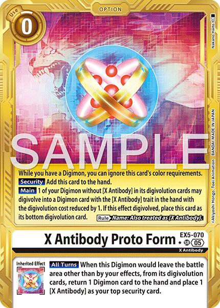 X Antibody Proto Form [EX11-070] (Alternate Art) [Dawn of Liberator]