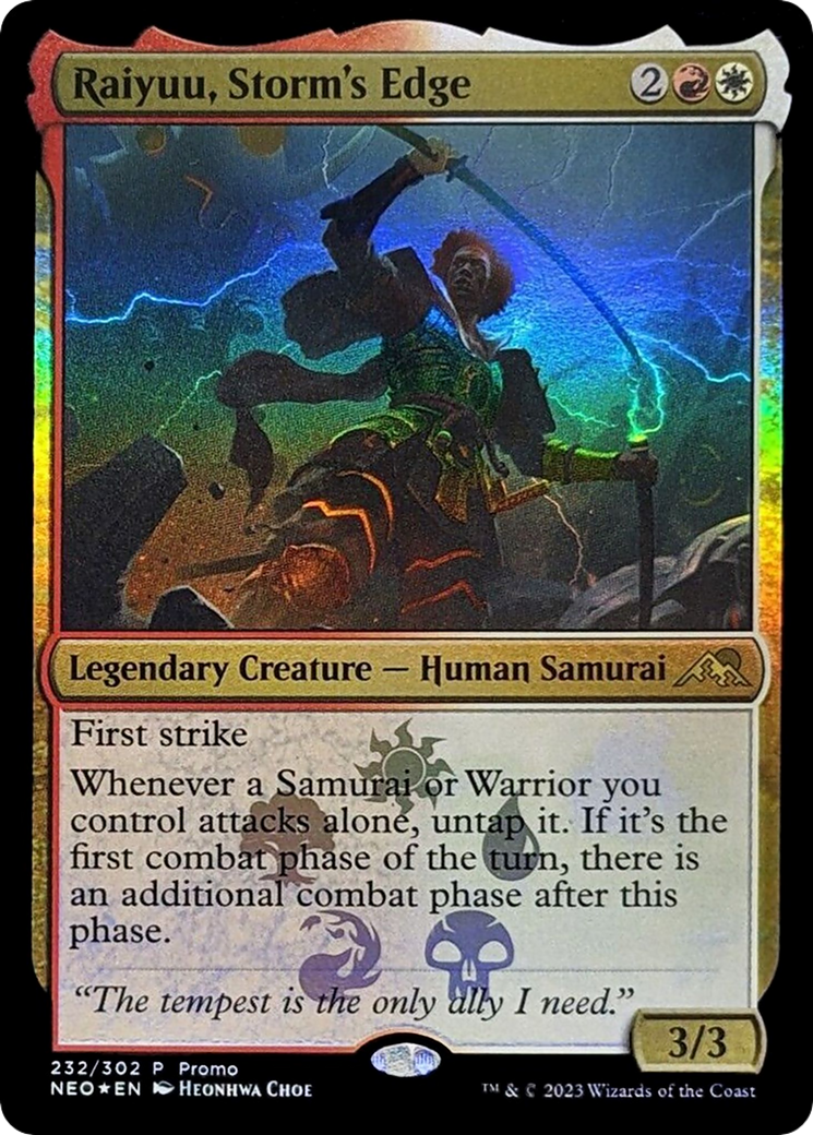 Raiyuu, Storm's Edge [Kamigawa Neon Dynasty Media Promos]