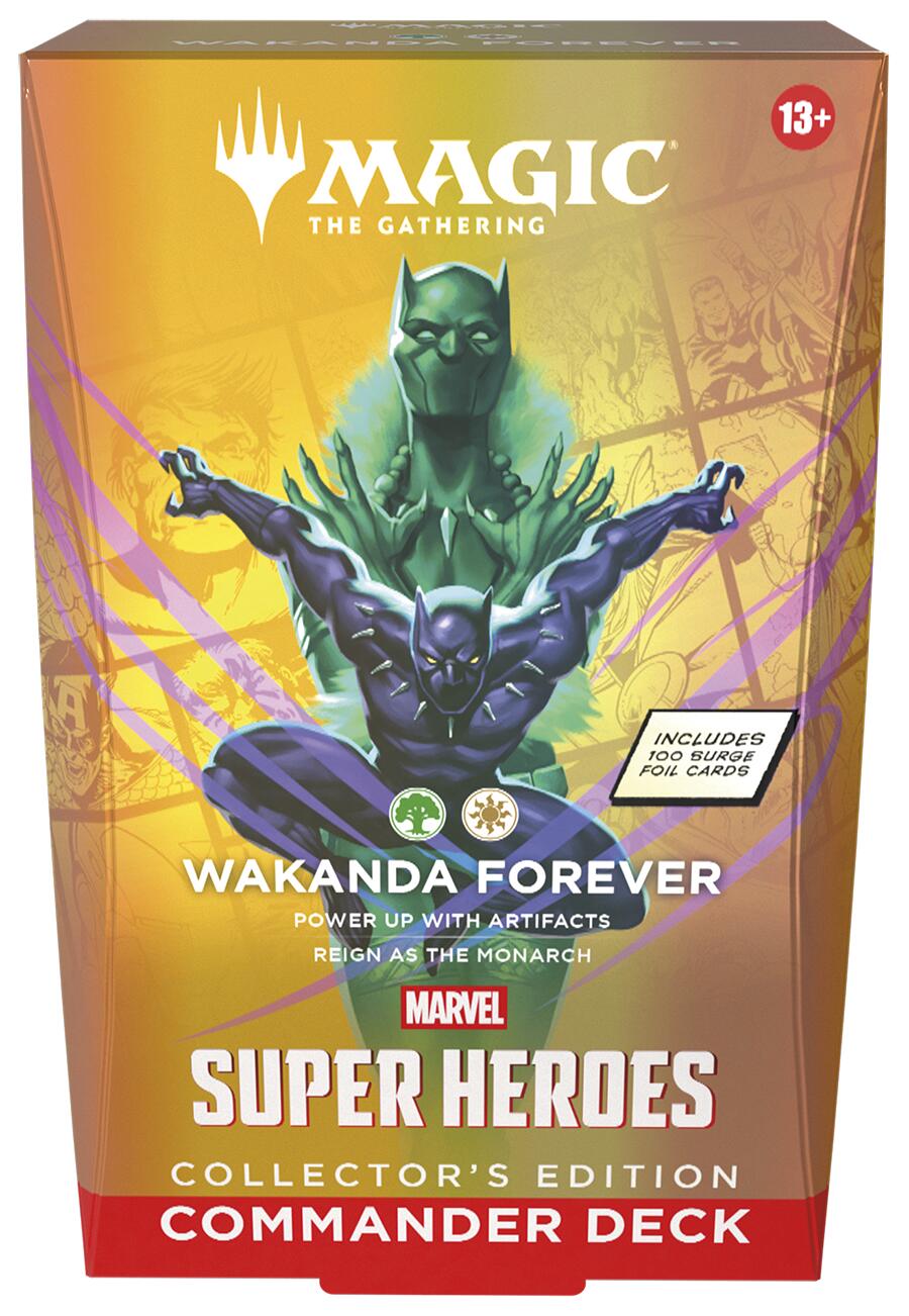 Marvel Super Heroes Commander Deck - Wakanda Forever (Collector's Edition) (Pre-Order: Release Date: 06-26-2026)