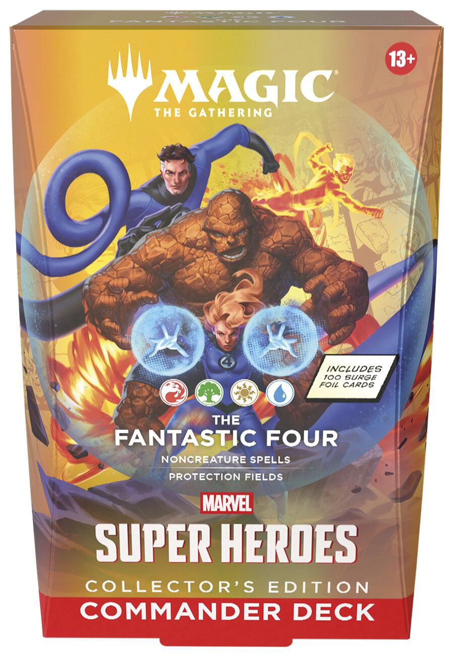 Marvel Super Heroes Commander Deck - The Fantastic Four (Collector's Edition) (Pre-Order: Release Date: 06-26-2026)