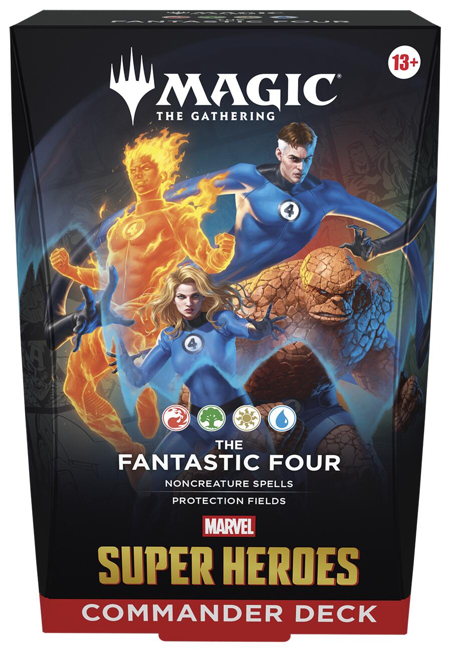 Marvel Super Heroes Commander Deck - The Fantastic Four (Pre-Order: Release Date: 06-26-2026)