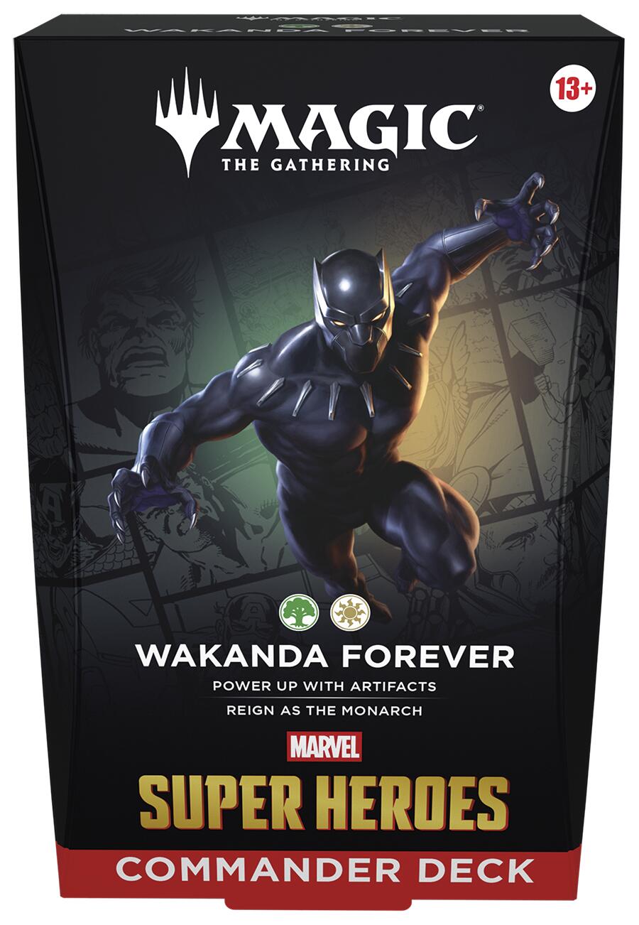 Marvel Super Heroes Commander Deck - Wakanda Forever (Pre-Order: Release Date: 06-26-2026)