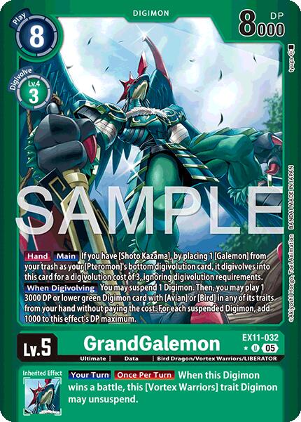 GrandGalemon [EX11-032] (Alternate Art) [Dawn of Liberator]