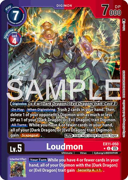Loudmon [EX11-050] (Alternate Art) [Dawn of Liberator]